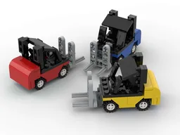 Forklift - minifig scale