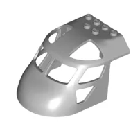 Aircraft Fuselage Curved Forward 6 x 8 Top / Light Bluish Gray