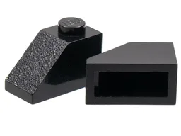 Brick Sloped 45° 2 x 1 without Bottom Pin / Black