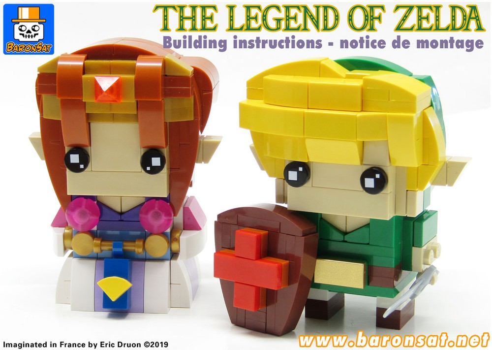 Lego RB Link & Zelda Brickheadz