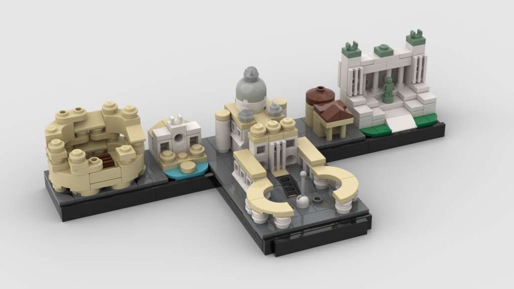 Lego Rome Architecture Skyline (Rome, Italy)