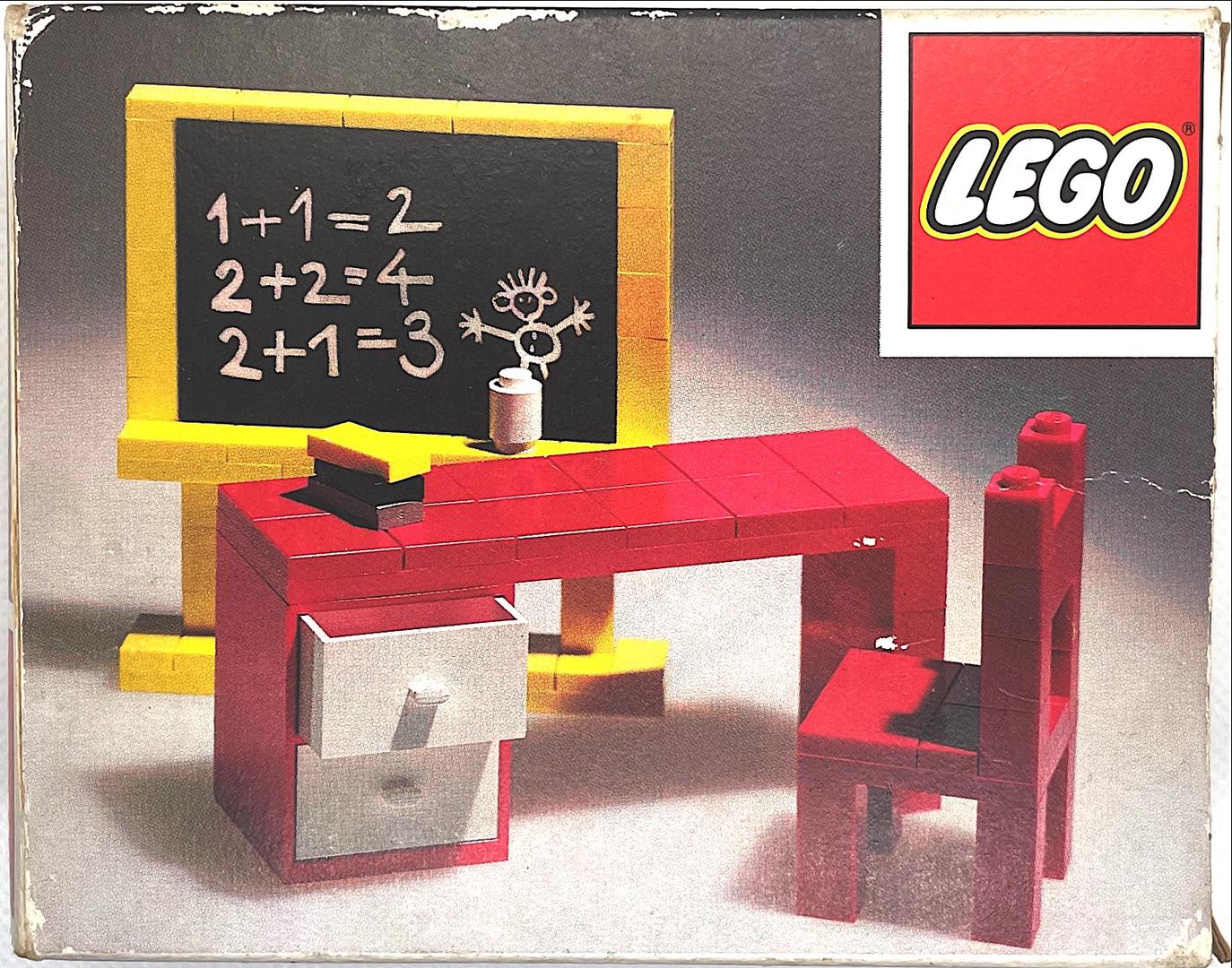Lego Blackboard and School Desk