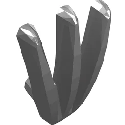 Weapon Bladed Claw Spread / Flat Silver