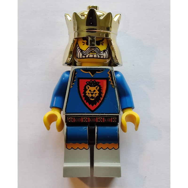 Lego King Leo (Knights Kingdom I) - Lion Shield, Crown