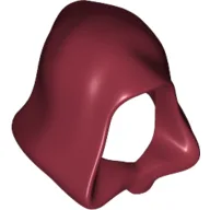 Hood, Connected Chin / Dark Red