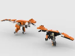 31129 Albertosaurus and Dilophosaurus