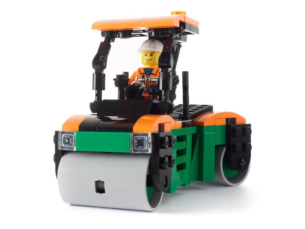 Lego Asphalt Compactor