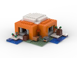 21178 2x Alt, Snow-Capped Hut