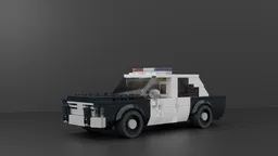 1980 Police Car (7 Stud)