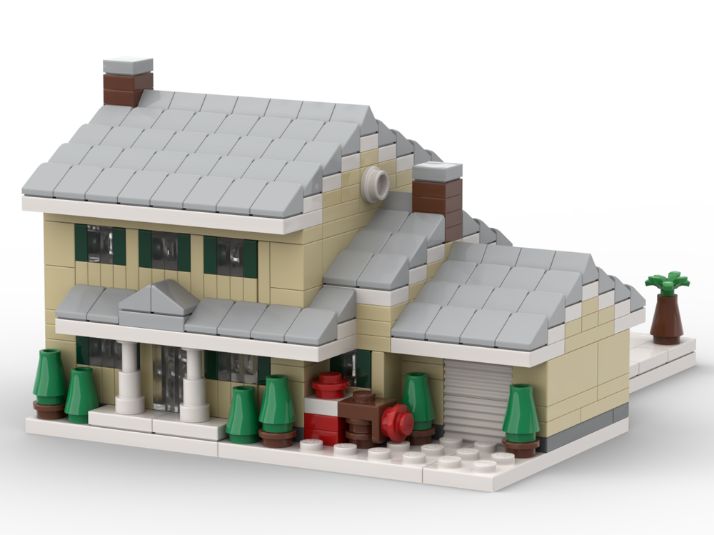 Lego Mini Griswold House - Christmas Vacation