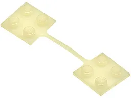 Hinge Coupling, Two Connected 2 x 2 Plates [Nylon]