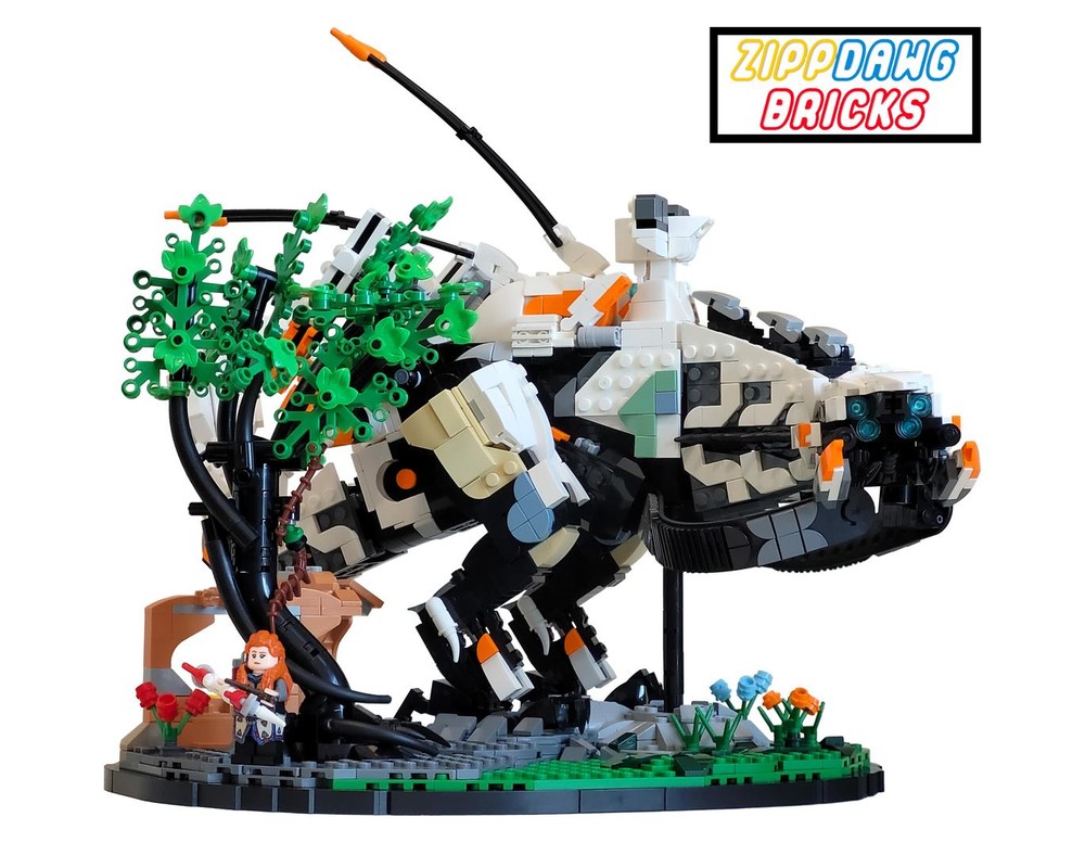 Lego Thunderjaw V2 - from Horizon: Zero Dawn, Forbidden West, Burning Shores