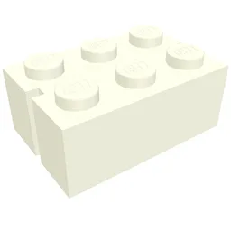 Brick 2 x 3 with 2 Slots on Short Sides