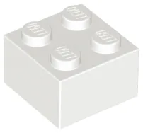 Brick 2 x 2 / White