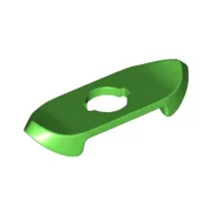 Minifig Neckwear Armor Shoulder Pads / Bright Green