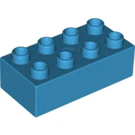 Duplo Brick 2 x 4 / Dark Azure