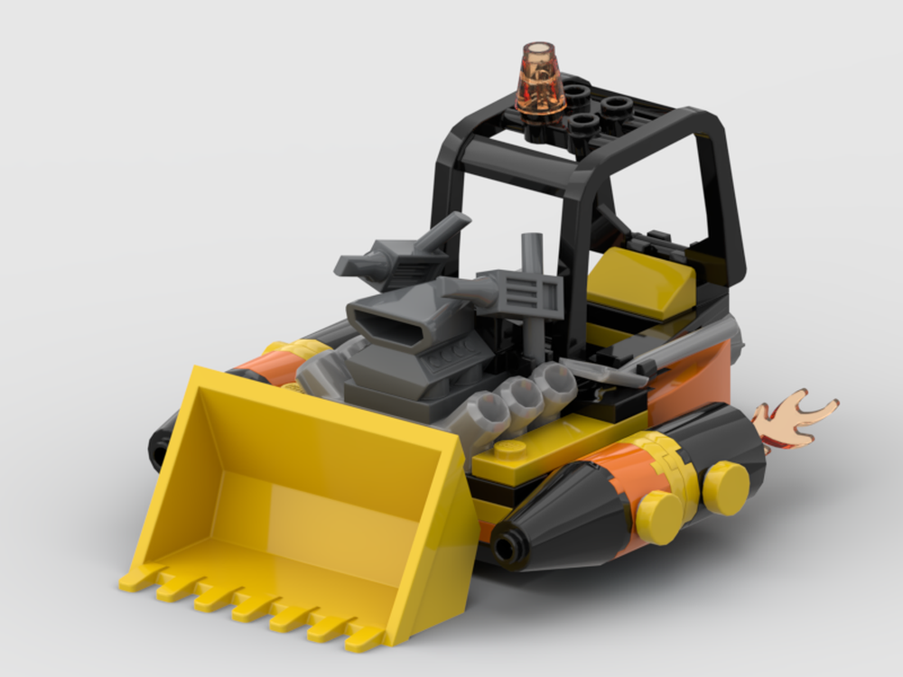 Lego The spaceship of worksite