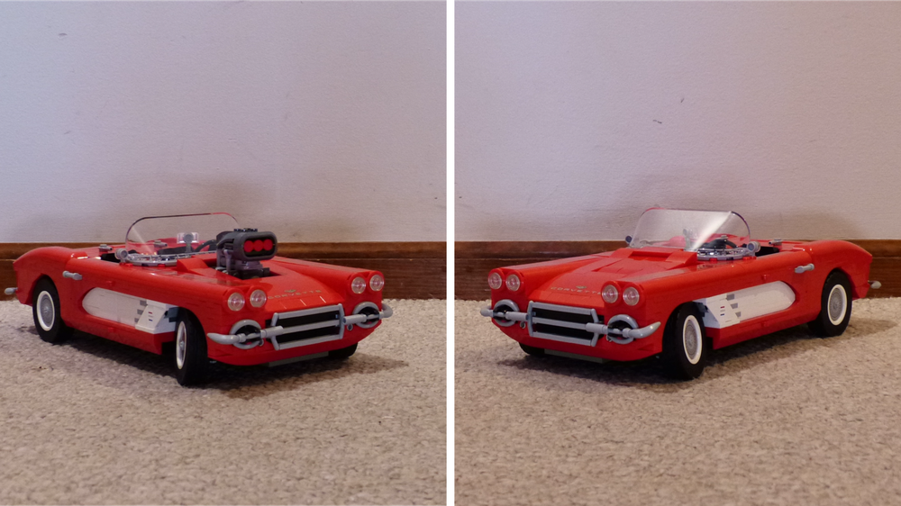 Lego C1 Corvette Sport Hood Mod