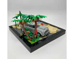 Beachy Diorama Display