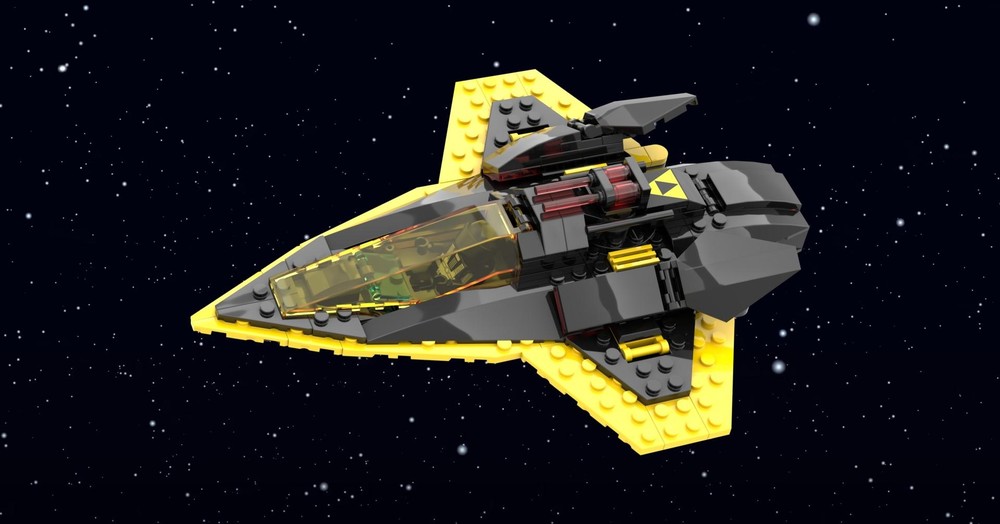 Lego Blacktron-ified Spaceship from LEGO® set 60430