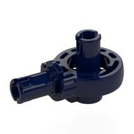 Lego Technic Rotation Joint Ball Loop with Two Perpendicular Pins with Friction / Dark Blue