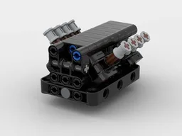V8 piston engine (5x8x7 studs)