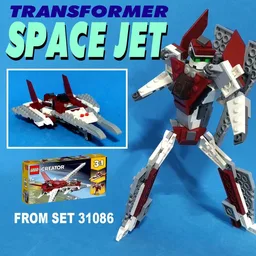 Transformer Space Jet from set 31086