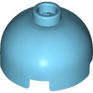 Lego Brick Round 2 x 2 Dome Top, Vented Stud / Medium Azure