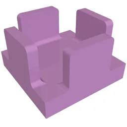 Panel 2 x 2 x 1 Side Panels / Medium Lavender