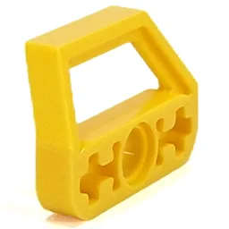 Technic Beam Special 1 x 3 Thin with Trapezoid Frame / Yellow