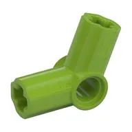 Technic Axle and Pin Connector Angled #5 - 112.5° / Lime