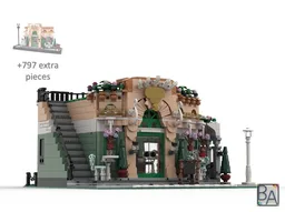 Café Fleur V2 Groundfloor - Modification of Set 10362
