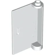 Door 1 x 3 x 4 Left - Open Between Top and Bottom Hinge / White