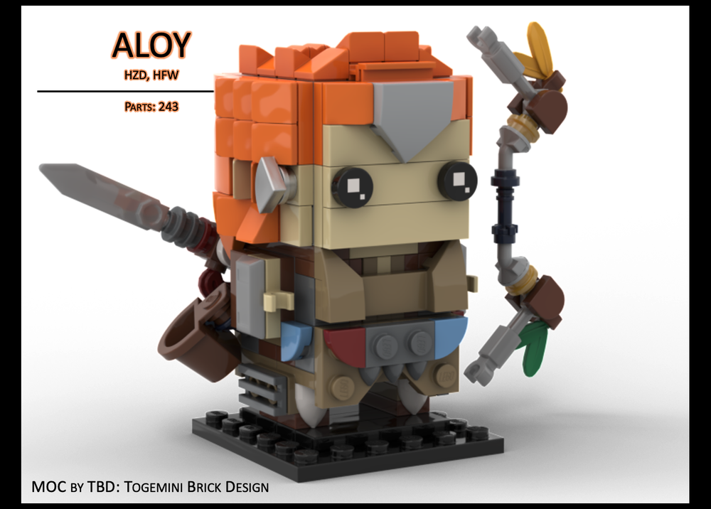 Lego ALOY Brickheadz - HZD / HFW