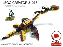 Lego 31073 MOC - Dinosaur Nessy - Plesiosaur
