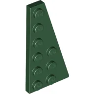 Wedge Plate 6 x 3 Right / Dark Green