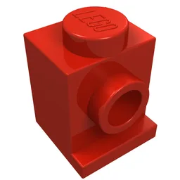 Brick Special 1 x 1 with Headlight / Red