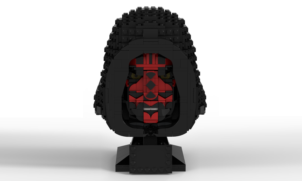Lego Darth Maul Head (Helmet Collection Style)