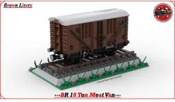 (Brown Livery) BR 10 Ton Meat Van (8-W)