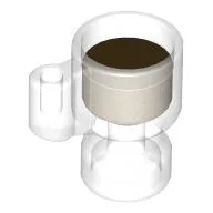 Equipment Stein/Cup with Dark Brown Drink Pattern / Trans-Clear