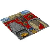Backdrop, Lenticular with Gryffindor Common Room Print / Trans-Clear