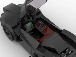 Minifigure Scale Batmobile
