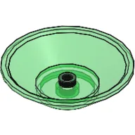 Dish 5 x 5 / Trans-Green