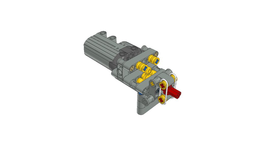 Lego 90° servo stepper