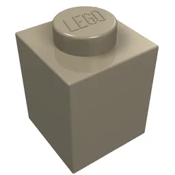 Brick 1 x 1 / Dark Tan
