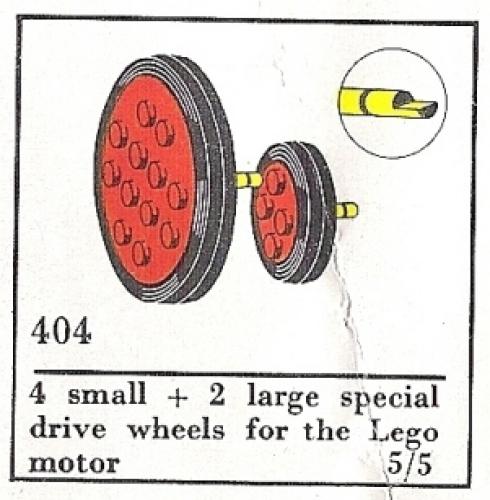 Lego Wheels for Motor (The Building Toy)