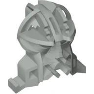 Large Figure Head Connector Block (Tohunga) / Light Gray