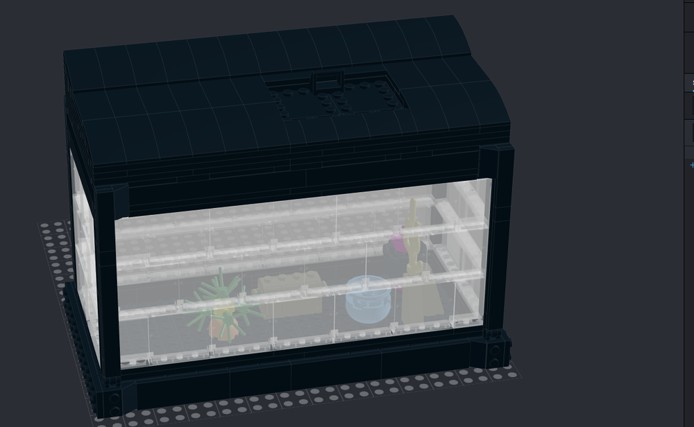 Lego Fish tank upgraded