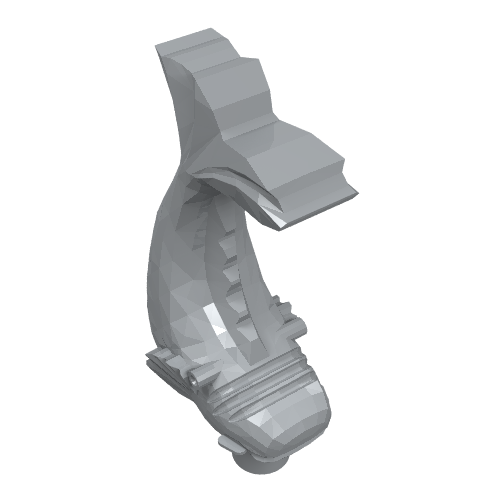 Lego Animal, Fish, Ornamental / Light Bluish Gray