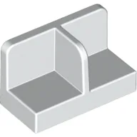 Panel 1 x 2 x 1 with Rounded Corners and Central Divider